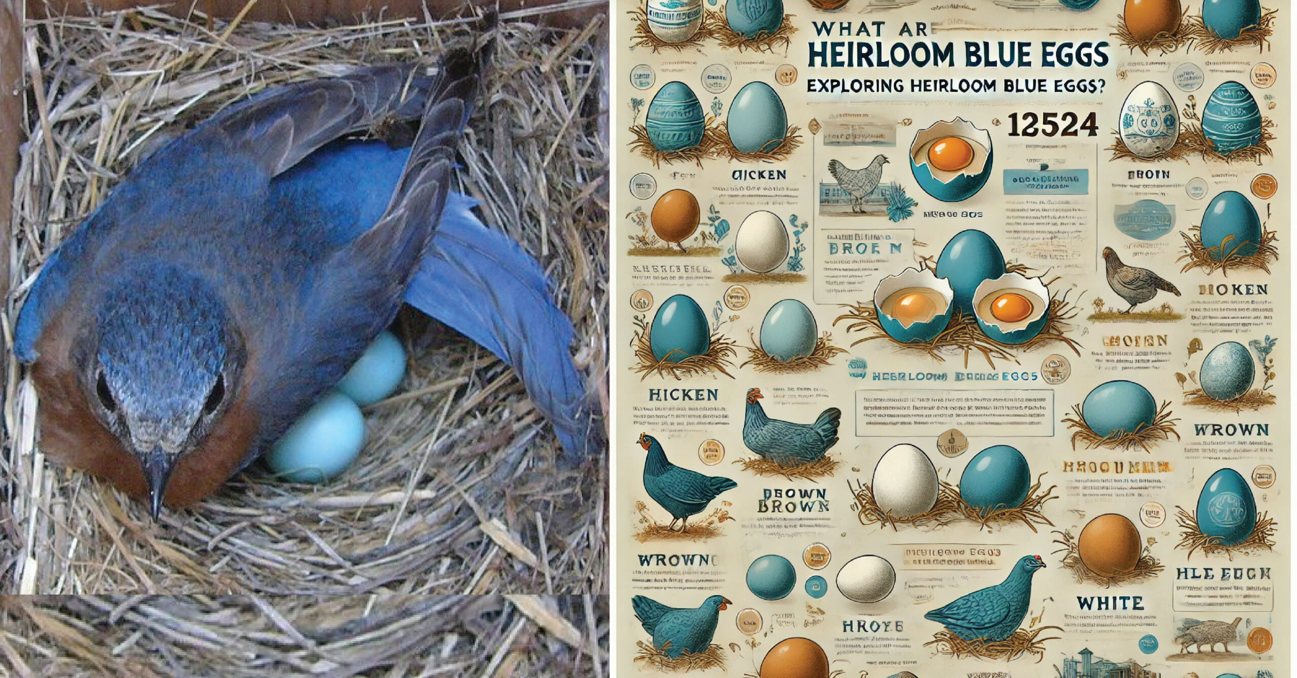 Heirloom Blue Eggs 12524