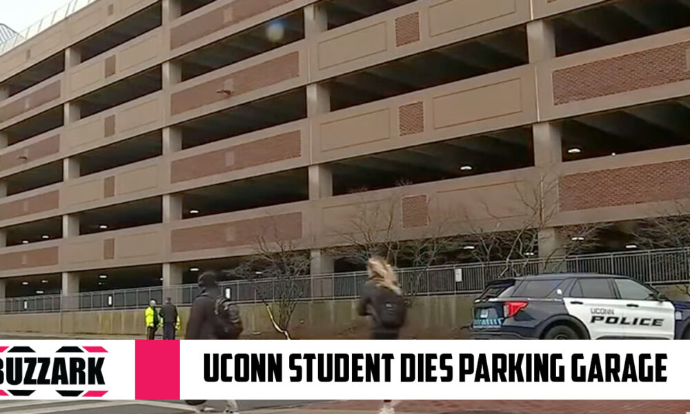 uconn student dies parking garage