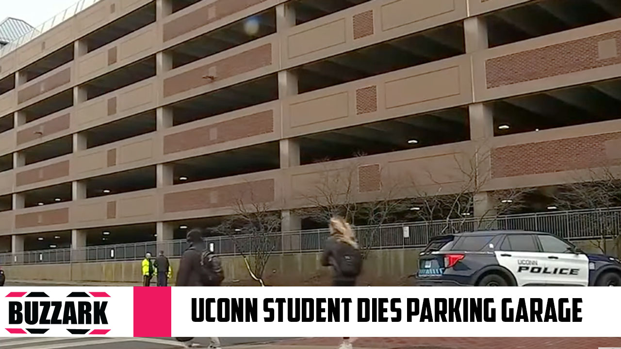 uconn student dies parking garage