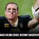 drew brees makes his nbc debut, internet amazed by his new hair