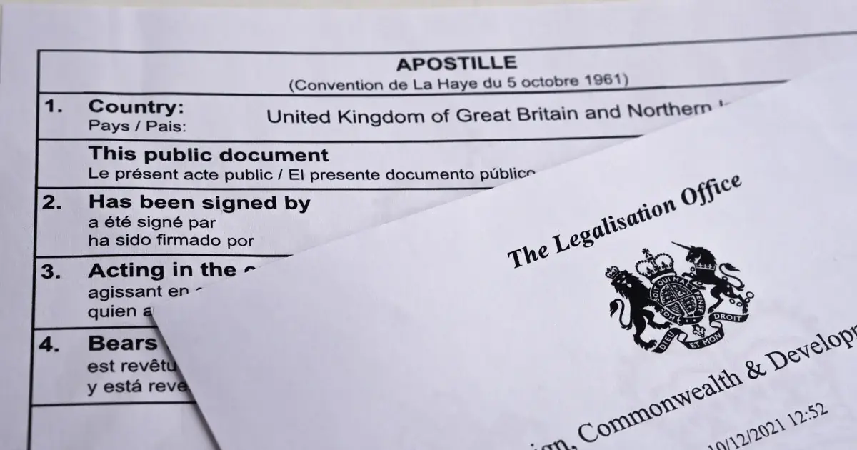 Apostille UK